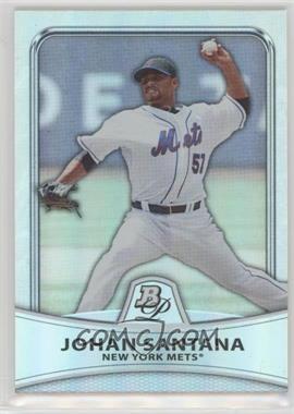 2010 Bowman Platinum - [Base] - Platinum Foil #40 - Johan Santana /999