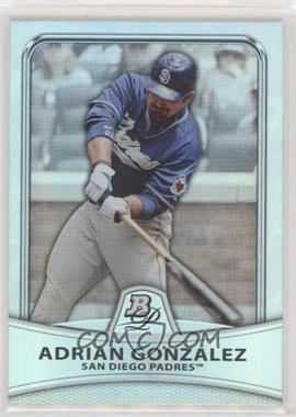 2010 Bowman Platinum - [Base] - Platinum Foil #48 - Adrian Gonzalez /999