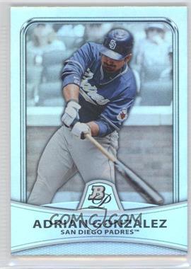 2010 Bowman Platinum - [Base] - Platinum Foil #48 - Adrian Gonzalez /999