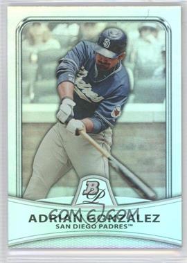 2010 Bowman Platinum - [Base] - Platinum Foil #48 - Adrian Gonzalez /999