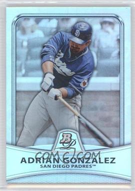 2010 Bowman Platinum - [Base] - Platinum Foil #48 - Adrian Gonzalez /999