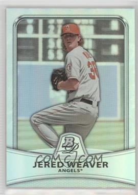 2010 Bowman Platinum - [Base] - Platinum Foil #71 - Jered Weaver /999