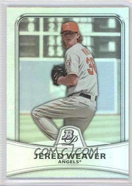 2010 Bowman Platinum - [Base] - Platinum Foil #71 - Jered Weaver /999