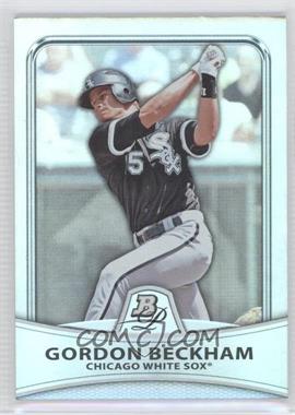 2010 Bowman Platinum - [Base] - Platinum Foil #81 - Gordon Beckham /999