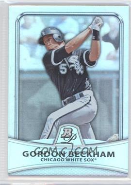 2010 Bowman Platinum - [Base] - Platinum Foil #81 - Gordon Beckham /999