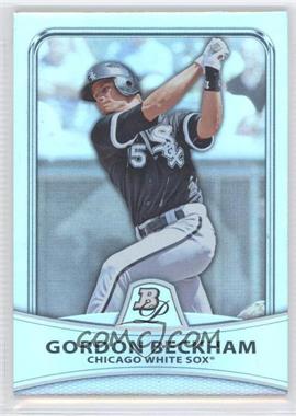 2010 Bowman Platinum - [Base] - Platinum Foil #81 - Gordon Beckham /999