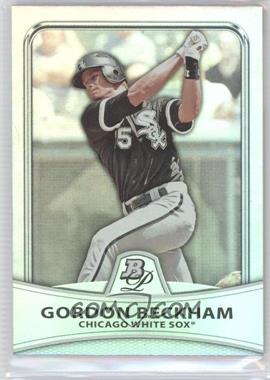 2010 Bowman Platinum - [Base] - Platinum Foil #81 - Gordon Beckham /999