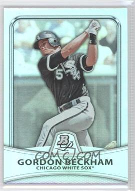 2010 Bowman Platinum - [Base] - Platinum Foil #81 - Gordon Beckham /999