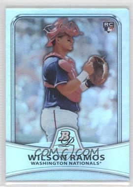 2010 Bowman Platinum - [Base] - Platinum Foil #99 - Wilson Ramos /999