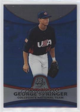 2010 Bowman Platinum - Prospects - Blue Refractor #PP48 - George Springer /99