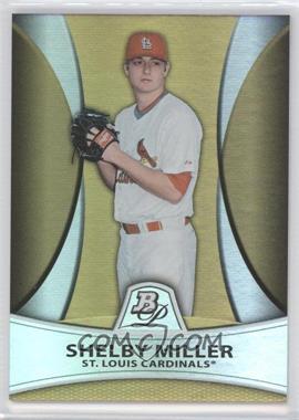 2010 Bowman Platinum - Prospects - Gold Refractor #PP25 - Shelby Miller /539