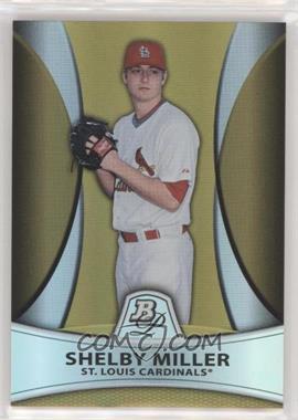 2010 Bowman Platinum - Prospects - Gold Refractor #PP25 - Shelby Miller /539