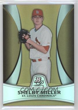 2010 Bowman Platinum - Prospects - Gold Refractor #PP25 - Shelby Miller /539