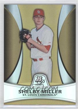 2010 Bowman Platinum - Prospects - Gold Refractor #PP25 - Shelby Miller /539