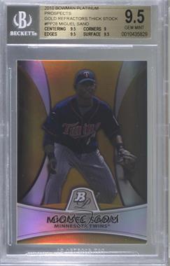 2010 Bowman Platinum - Prospects - Gold Refractor #PP28 - Miguel Sano /539 [BGS 9.5 GEM MINT]