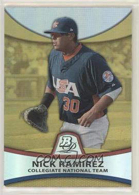 2010 Bowman Platinum - Prospects - Gold Refractor #PP45 - Nick Ramirez /539