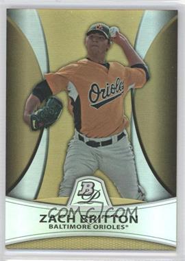 2010 Bowman Platinum - Prospects - Gold Refractor #PP7 - Zach Britton /539