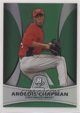 2010 Bowman Platinum - Prospects - Green Refractor #PP10 - Aroldis Chapman /499