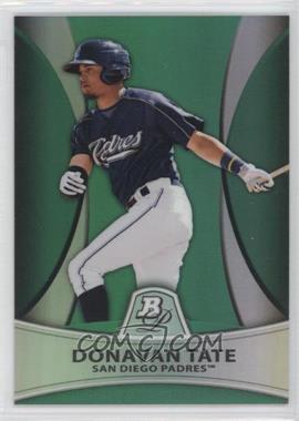 2010 Bowman Platinum - Prospects - Green Refractor #PP24 - Donavan Tate /499