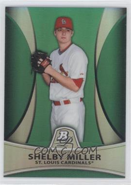 2010 Bowman Platinum - Prospects - Green Refractor #PP25 - Shelby Miller /499