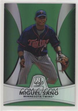 2010 Bowman Platinum - Prospects - Green Refractor #PP28 - Miguel Sano /499