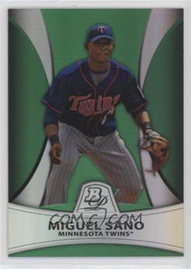 2010 Bowman Platinum - Prospects - Green Refractor #PP28 - Miguel Sano /499