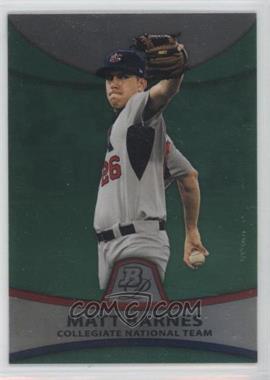 2010 Bowman Platinum - Prospects - Green Refractor #PP30 - Matt Barnes /499