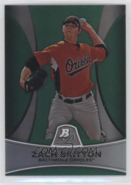 2010 Bowman Platinum - Prospects - Green Refractor #PP7 - Zach Britton /499