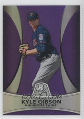 2010 Bowman Platinum - Prospects - Retail Purple Refractor #PP20 - Kyle Gibson