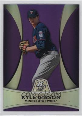 2010 Bowman Platinum - Prospects - Retail Purple Refractor #PP20 - Kyle Gibson