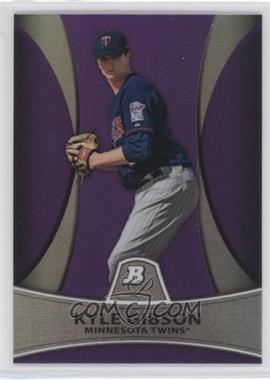 2010 Bowman Platinum - Prospects - Retail Purple Refractor #PP20 - Kyle Gibson