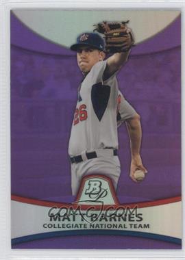 2010 Bowman Platinum - Prospects - Retail Purple Refractor #PP30 - Matt Barnes