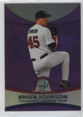 2010 Bowman Platinum - Prospects - Retail Purple Refractor #PP38 - Brian Johnson