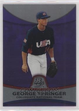 2010 Bowman Platinum - Prospects - Retail Purple Refractor #PP48 - George Springer