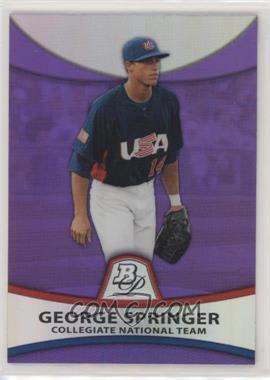 2010 Bowman Platinum - Prospects - Retail Purple Refractor #PP48 - George Springer