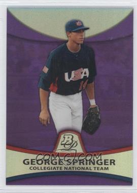 2010 Bowman Platinum - Prospects - Retail Purple Refractor #PP48 - George Springer