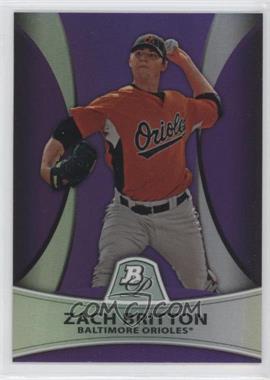 2010 Bowman Platinum - Prospects - Retail Purple Refractor #PP7 - Zach Britton