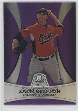 2010 Bowman Platinum - Prospects - Retail Purple Refractor #PP7 - Zach Britton