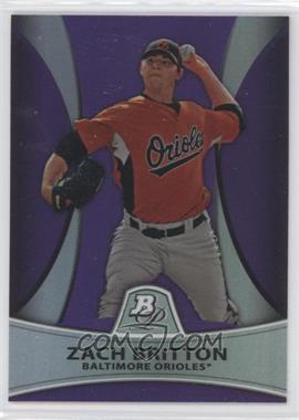 2010 Bowman Platinum - Prospects - Retail Purple Refractor #PP7 - Zach Britton