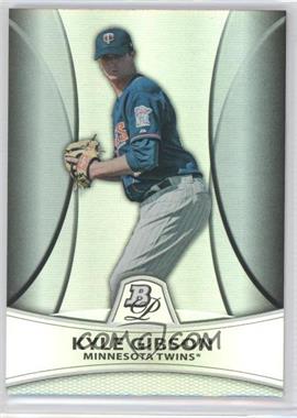 2010 Bowman Platinum - Prospects - Thick Stock Refractor #PP20 - Kyle Gibson /999