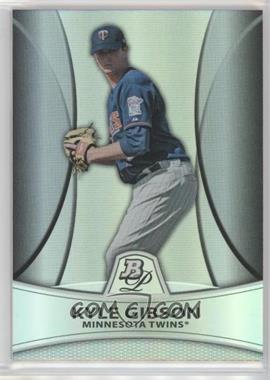 2010 Bowman Platinum - Prospects - Thick Stock Refractor #PP20 - Kyle Gibson /999