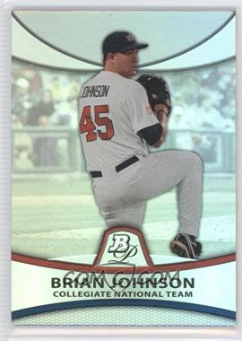 2010 Bowman Platinum - Prospects - Thick Stock Refractor #PP38 - Brian Johnson /999