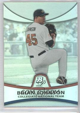 2010 Bowman Platinum - Prospects - Thick Stock Refractor #PP38 - Brian Johnson /999