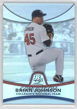 2010 Bowman Platinum - Prospects - Thick Stock Refractor #PP38 - Brian Johnson /999