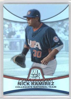 2010 Bowman Platinum - Prospects - Thick Stock Refractor #PP45 - Nick Ramirez /999