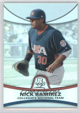 2010 Bowman Platinum - Prospects - Thick Stock Refractor #PP45 - Nick Ramirez /999