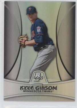 2010 Bowman Platinum - Prospects - Thin Stock Refractor #PP20 - Kyle Gibson /999