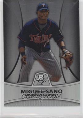 2010 Bowman Platinum - Prospects - Thin Stock Refractor #PP28 - Miguel Sano /999 [Good to VG‑EX]
