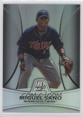 2010 Bowman Platinum - Prospects - Thin Stock Refractor #PP28 - Miguel Sano /999