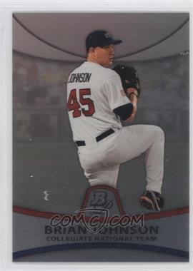 2010 Bowman Platinum - Prospects - Thin Stock Refractor #PP38 - Brian Johnson /999